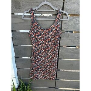 Arden J Trendy Stretchy Floral‎ Mini Dress.  Sz S